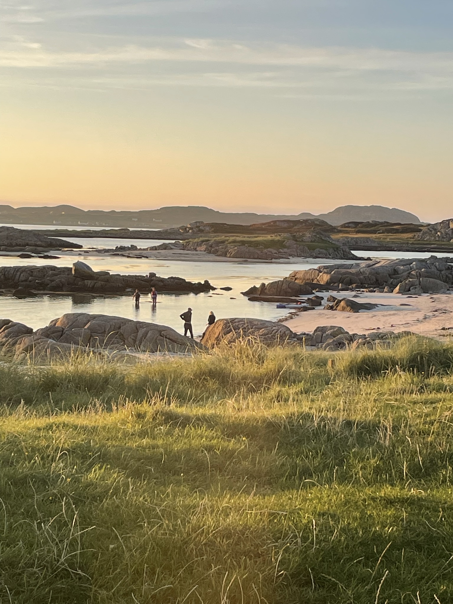 Island sunset shorts breaks UK