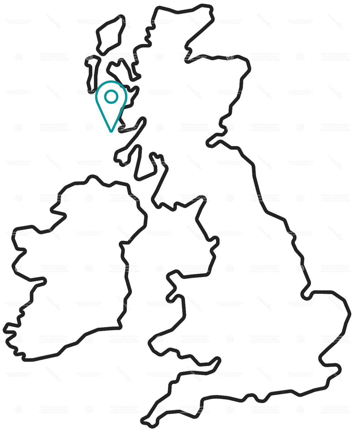 Iona Staffa Mull Map days out UK Iona Staffa Mull Map short break UK