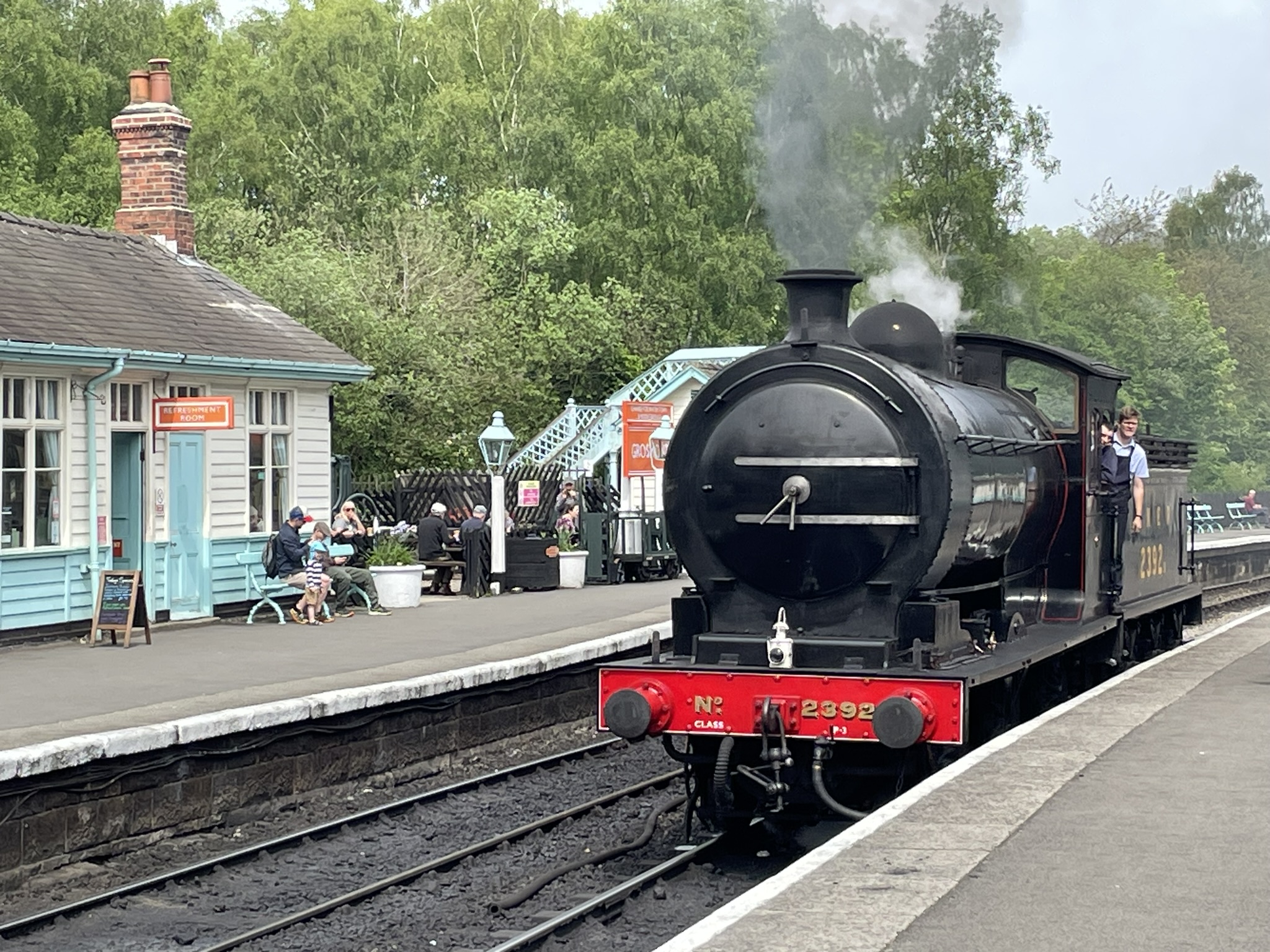Steam train on the North York Moors Railway day trip